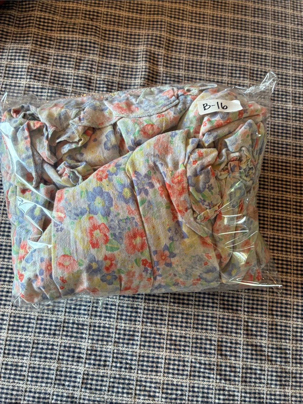 Old Navy Floral Ruffle Maxi Dress in Light Blue & Peach - Picture 8 of 8